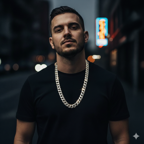 991541 | 925 Moissanite CZ 8mm 20 Rhodium